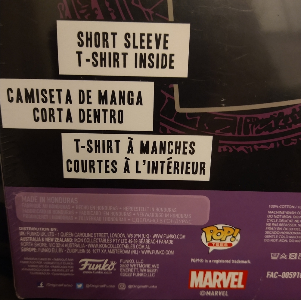 Doctor Strange in the Multiverse of Madness Adult Boxed Pop! T-Shirt XL - Picture 14 of 16